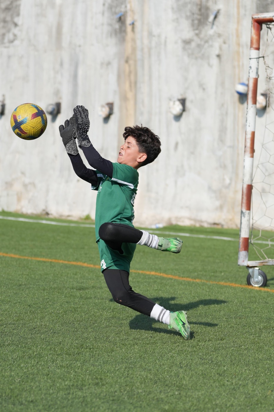 Lucas in action during a match