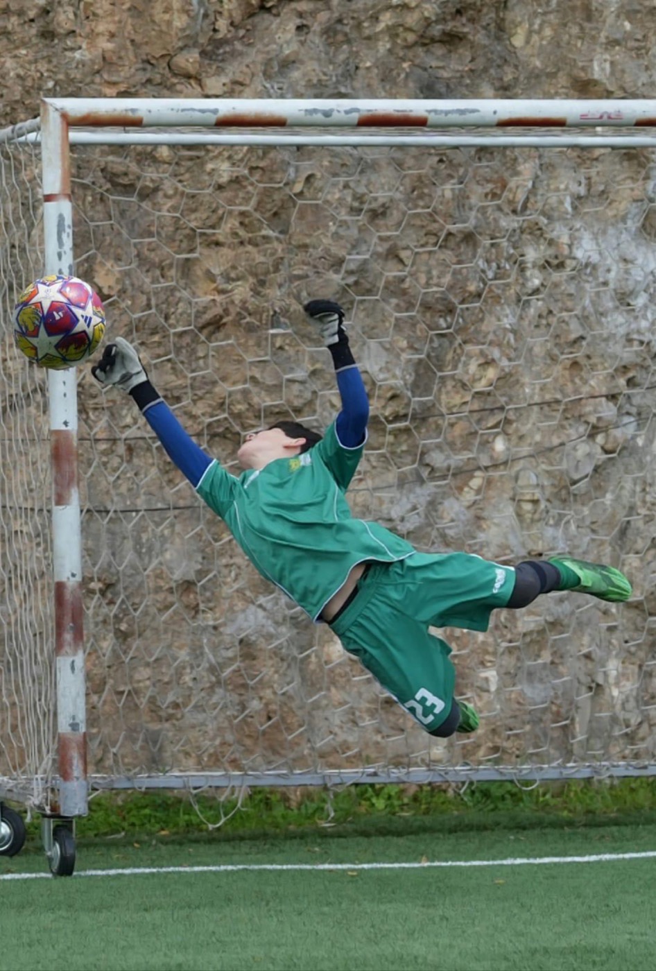 Lucas standing tall to deny the opposition