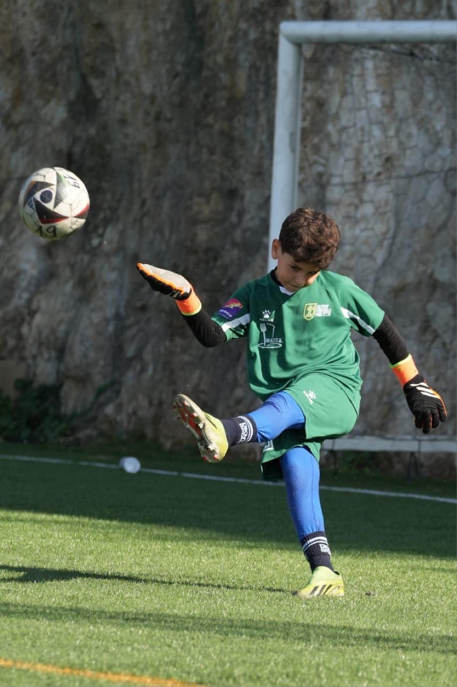 Lucas in a candid moment at the academy